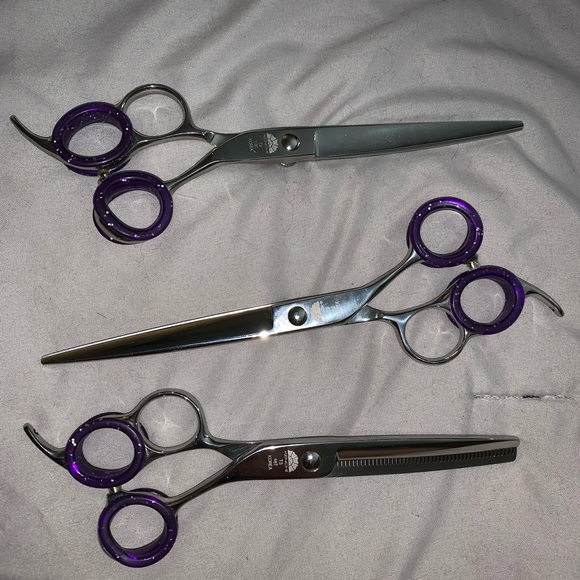 Kenchii Grooming 7” three ring handle set T3 - Picture 8 of 17